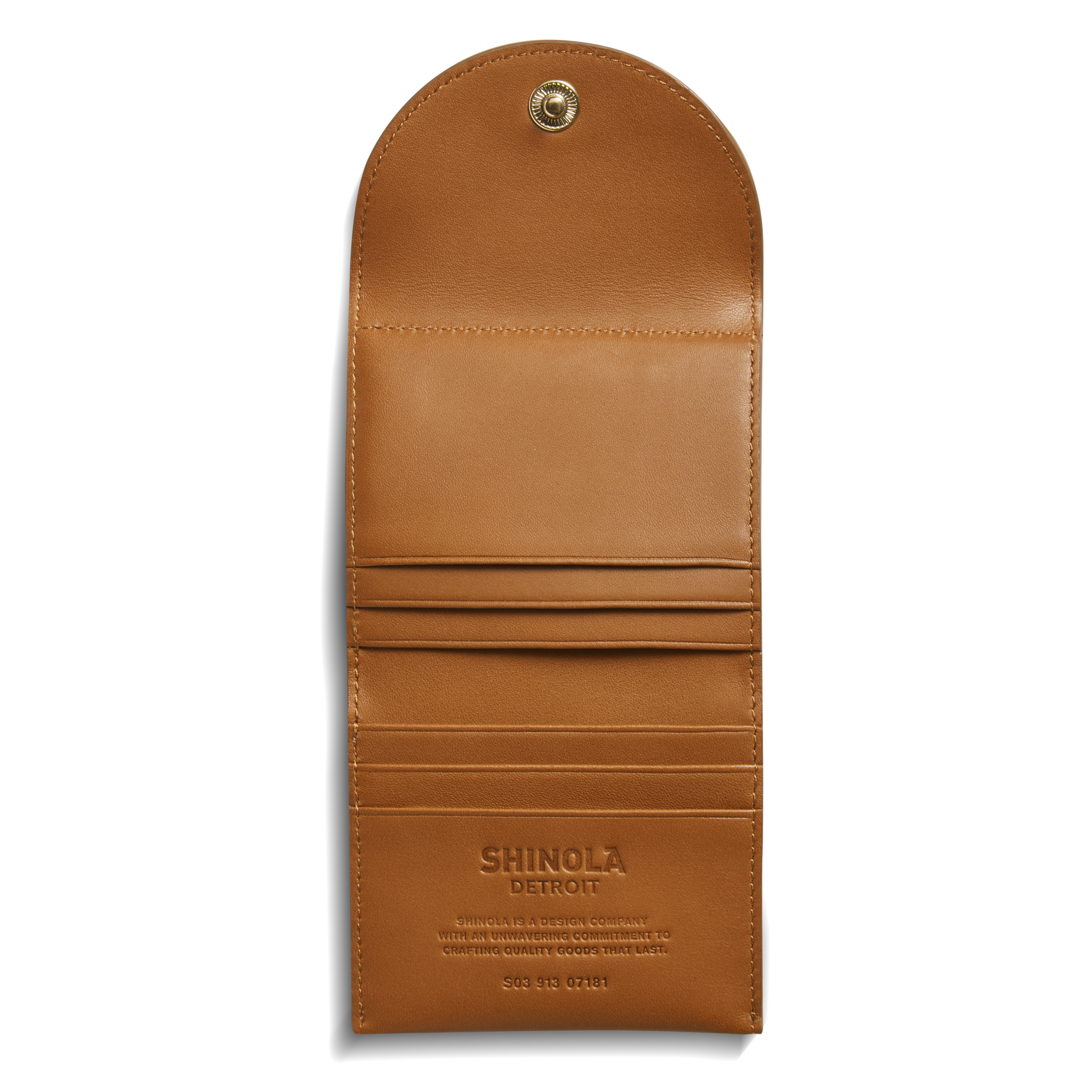 Birdy Small Snap Wallet - Tan