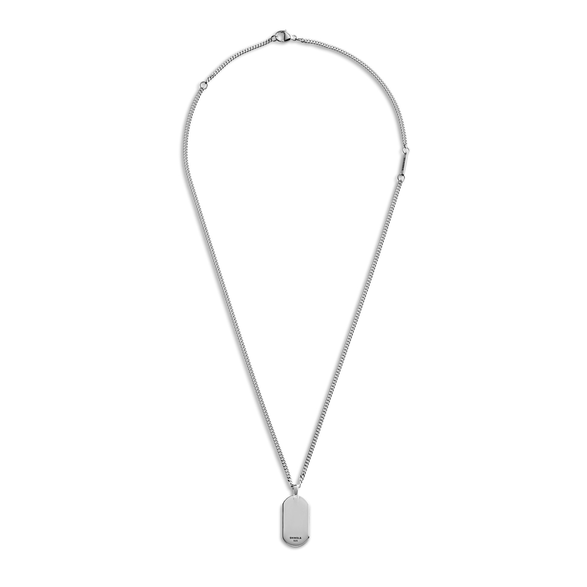 Large Petoskey Tag Necklace