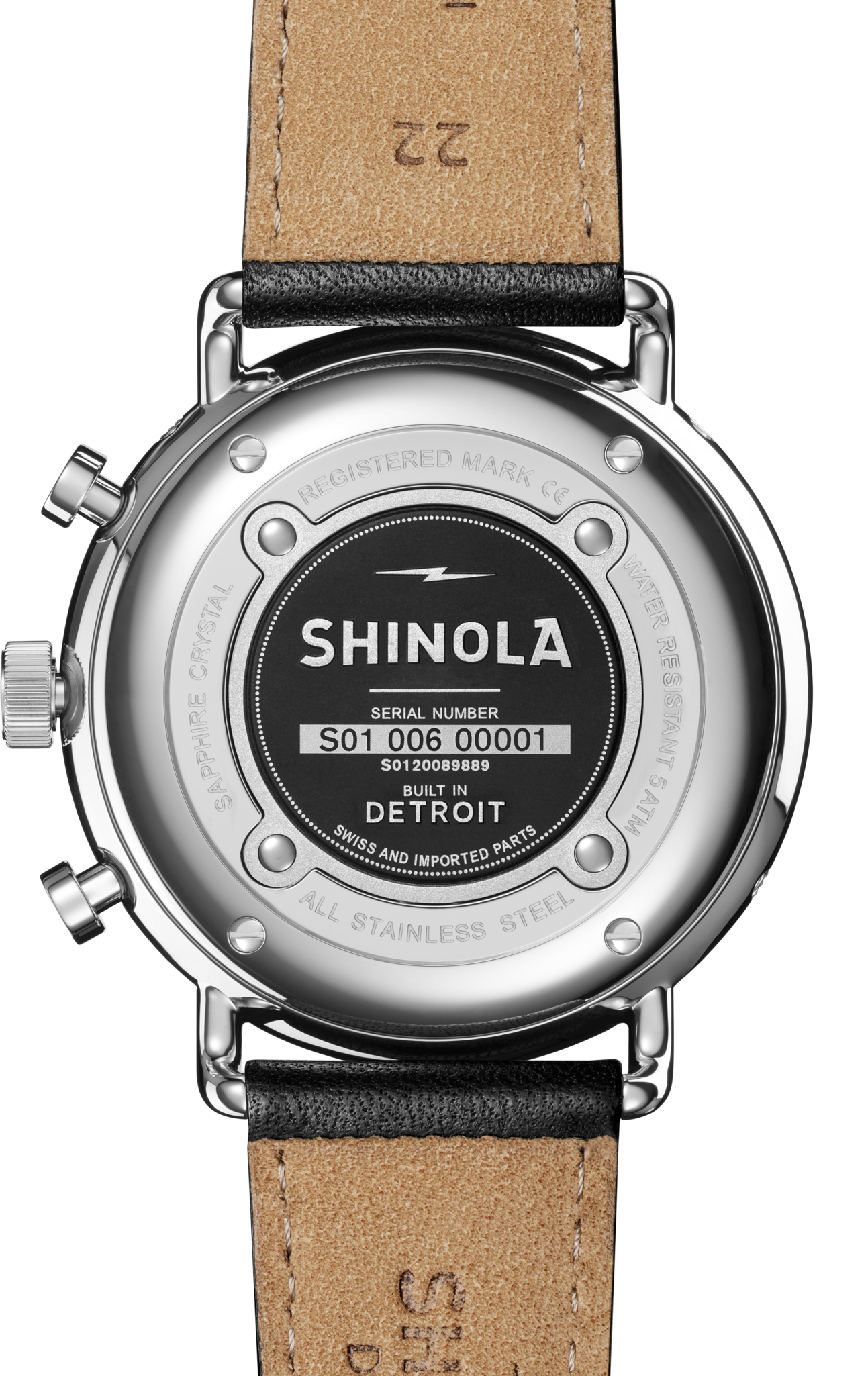Canfield Sport Chronograph Watch - Matte Black