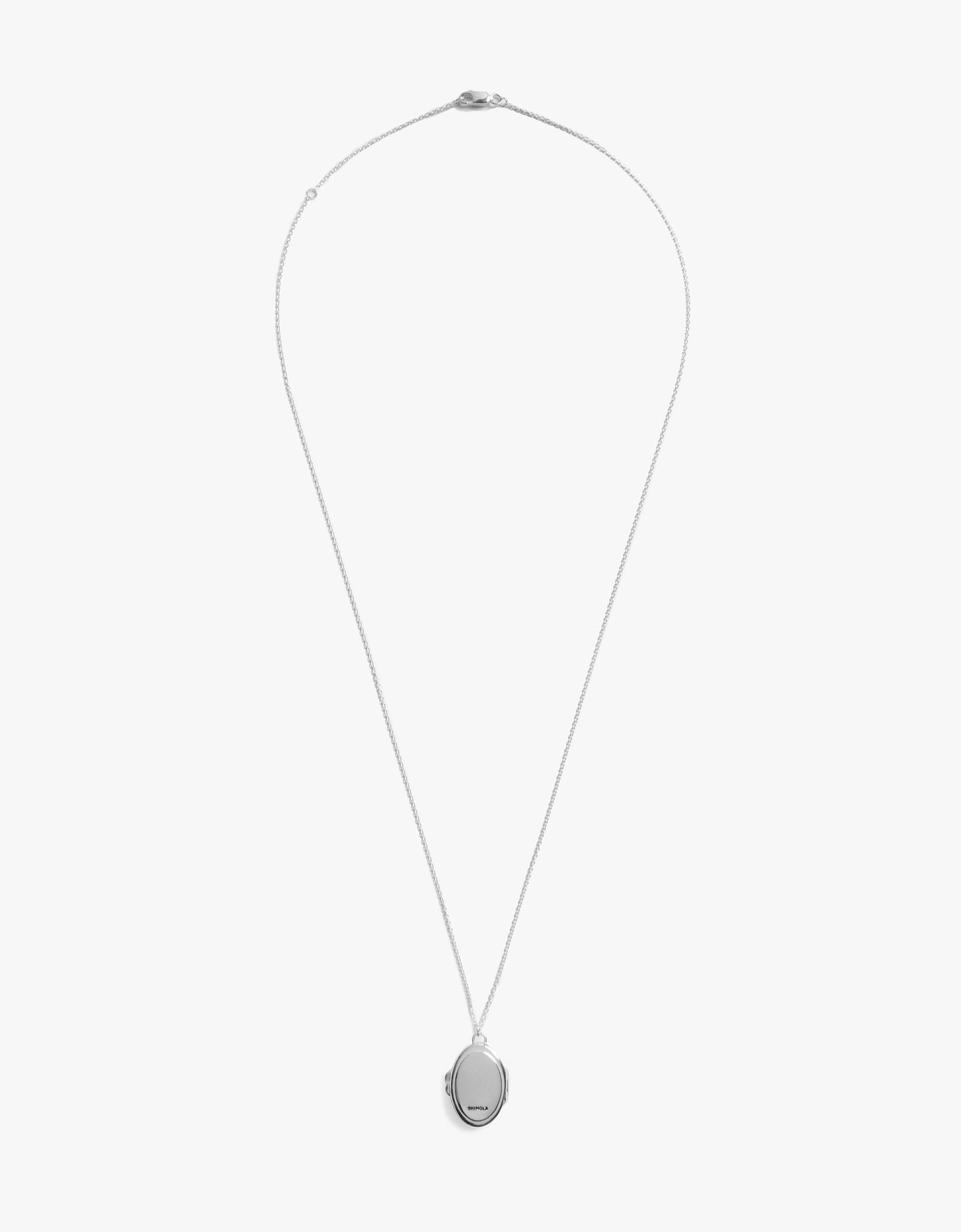 Heirloom Statement Locket Necklace - Sterling Silver