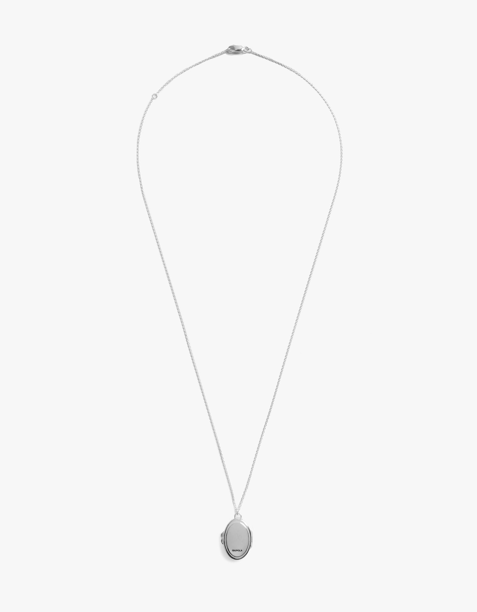Heirloom Statement Locket Necklace - Sterling Silver