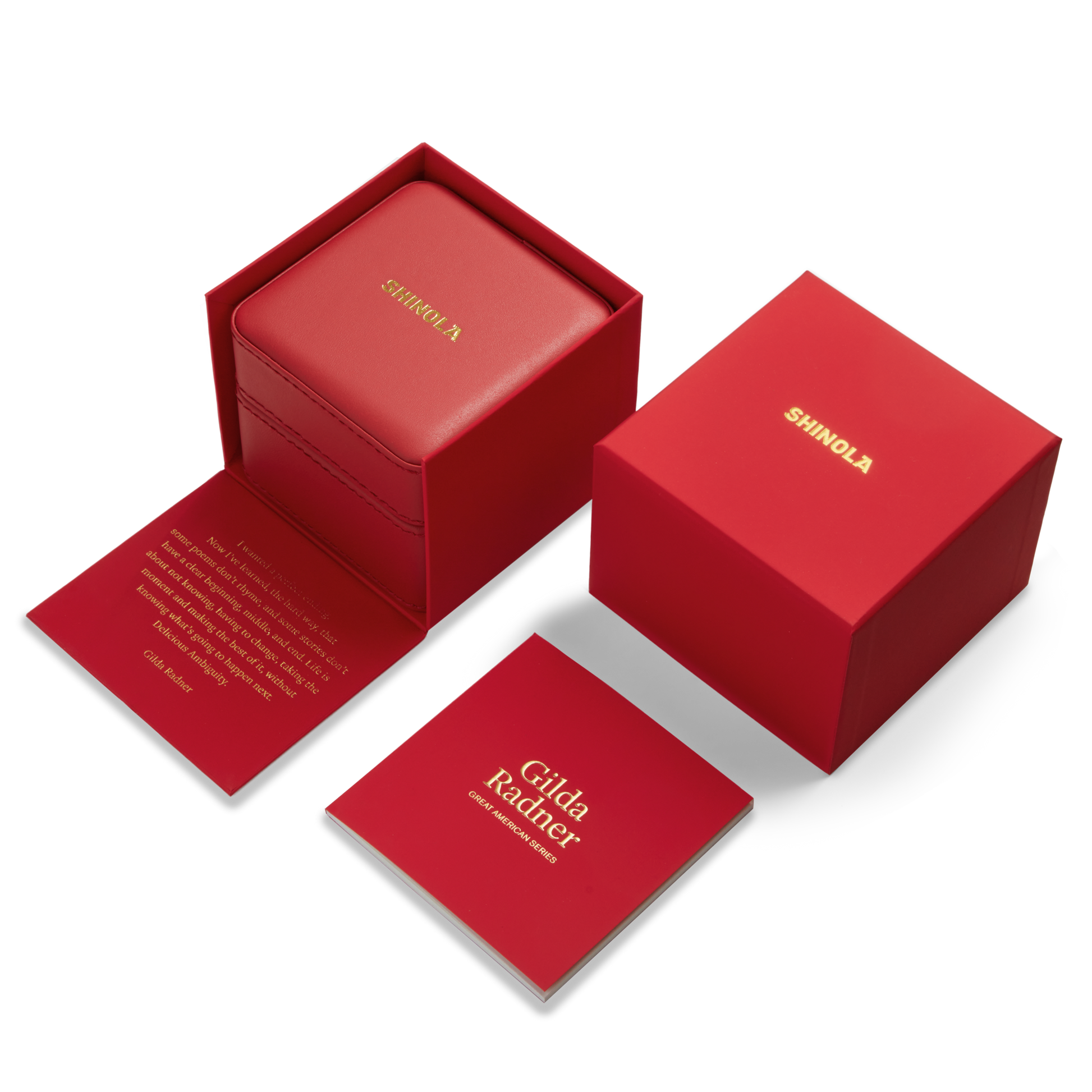 Gilda Radner Runwell Automatic Watch - Red Jasper