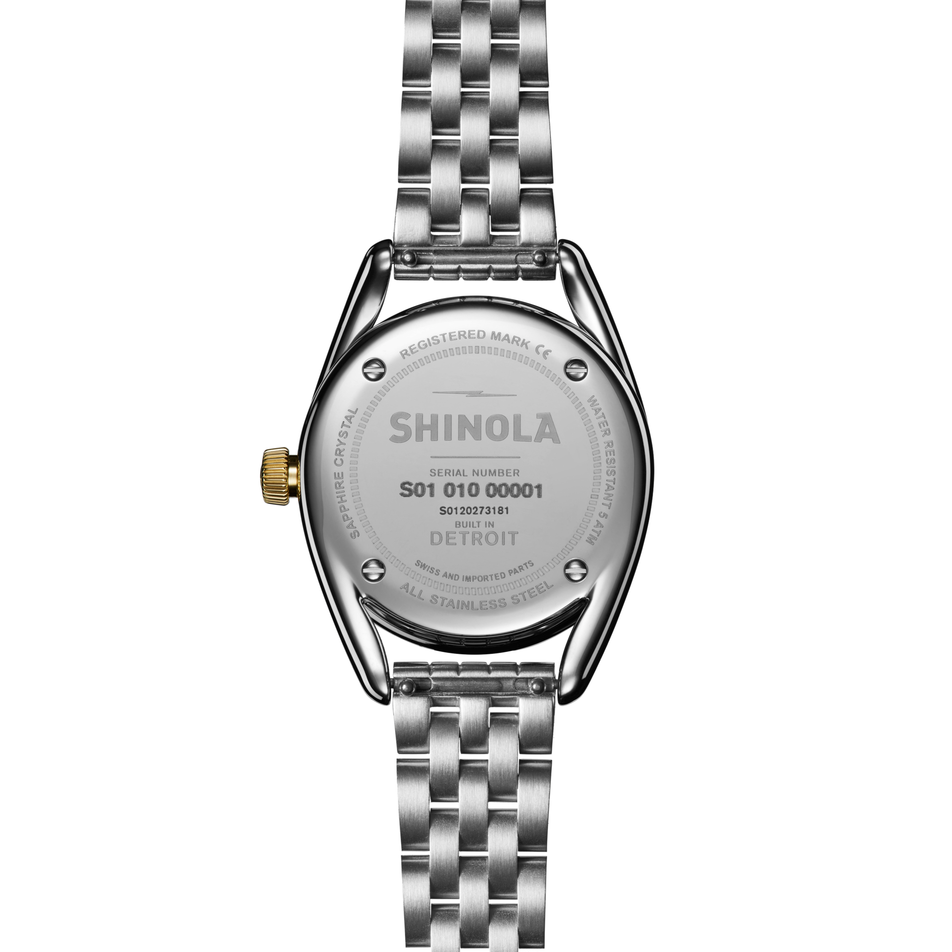 Diamond Derby Watch - White Mother of Pearl
