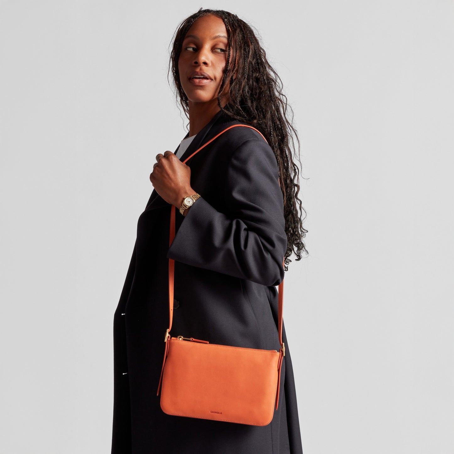 Small Bixby Crossbody - Rust