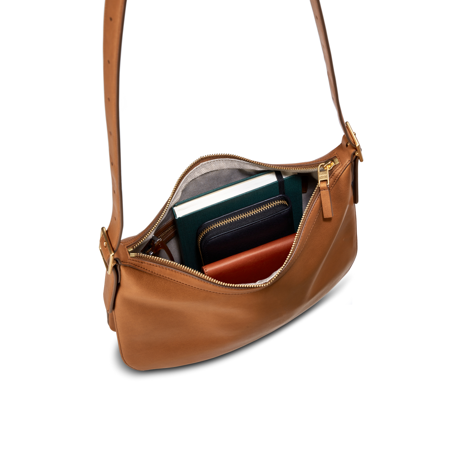 Medium Bixby Crossbody - Tan