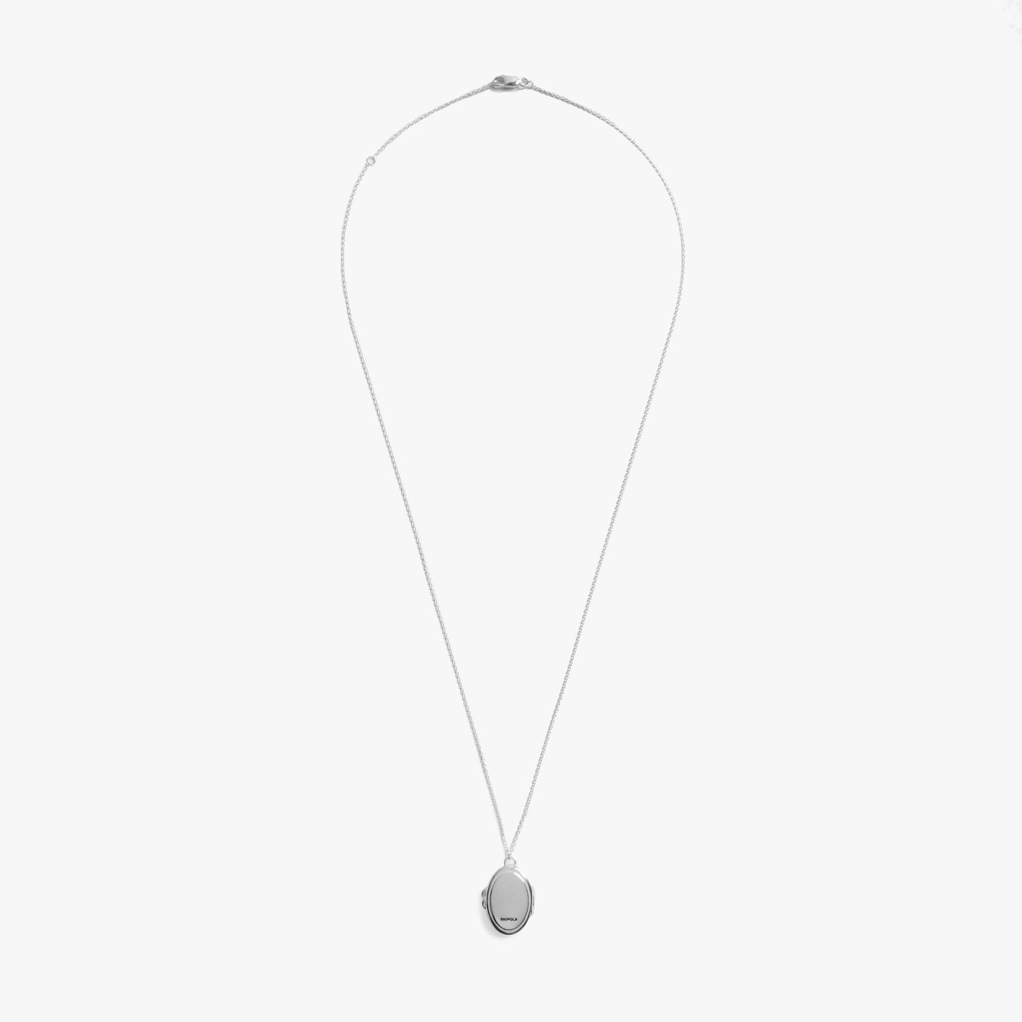 Heirloom Statement Locket Necklace - Sterling Silver