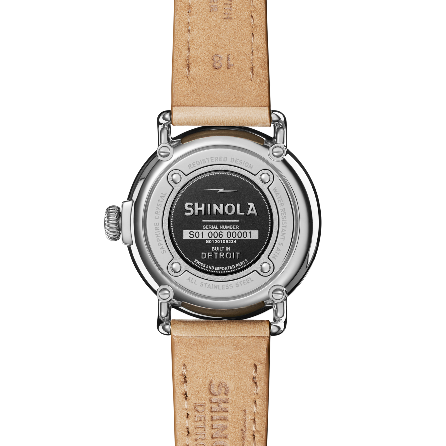 Runwell Coin Edge Watch - Silver