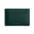 Leather 3 Pocket Card Case - Forest
