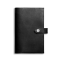 Medium Snap Journal Cover - Black Vachetta