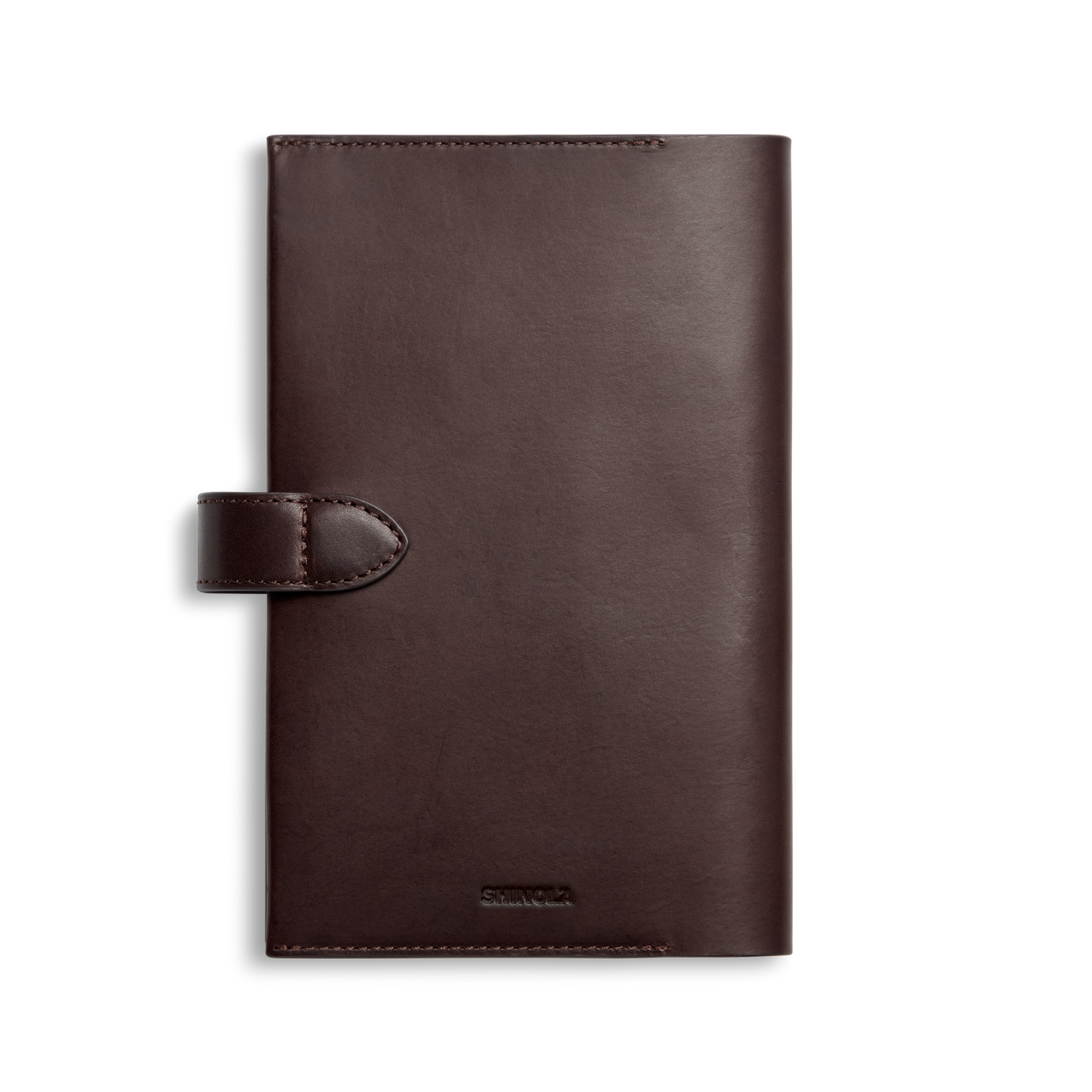 Medium Snap Journal Cover - Dark Brown Vachetta
