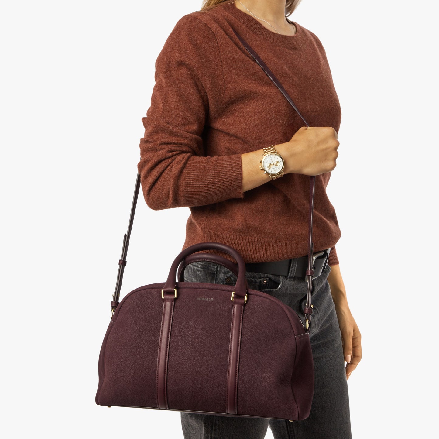 Runwell Satchel - Merlot
