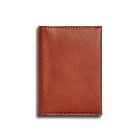 Folded Card Holder - Rust