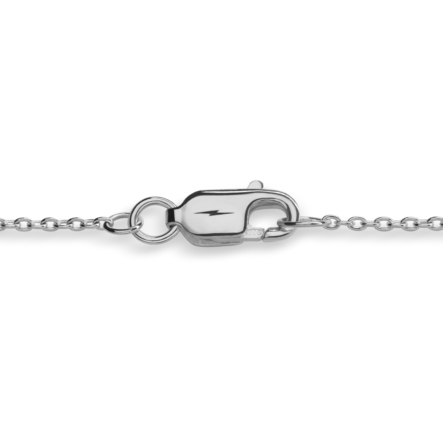 Close-up of the Shinola Heirloom Turquoise Charm Bracelet, featuring a lobster claw clasp attached to a circular link on a delicate chain—ideal for pairing with charms—shown against a white background.