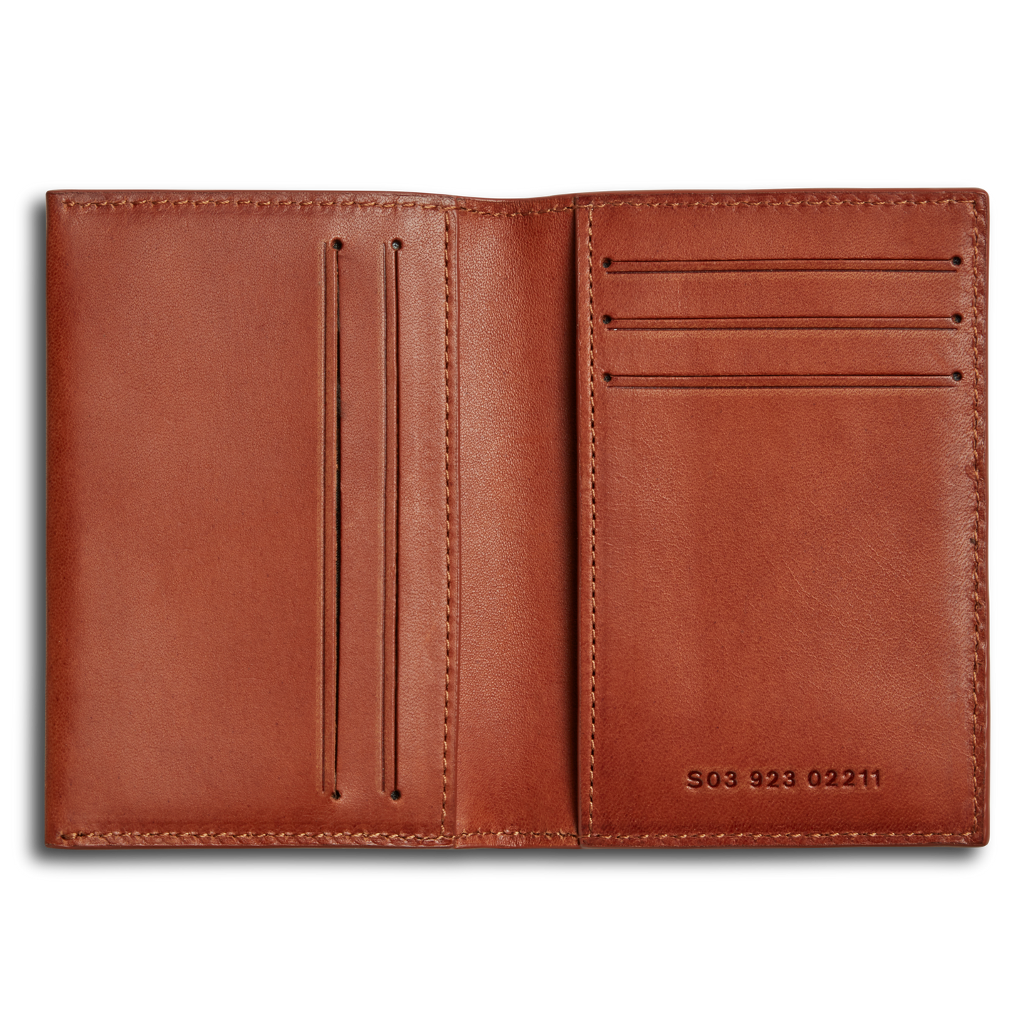 Folded Card Holder - Rust
