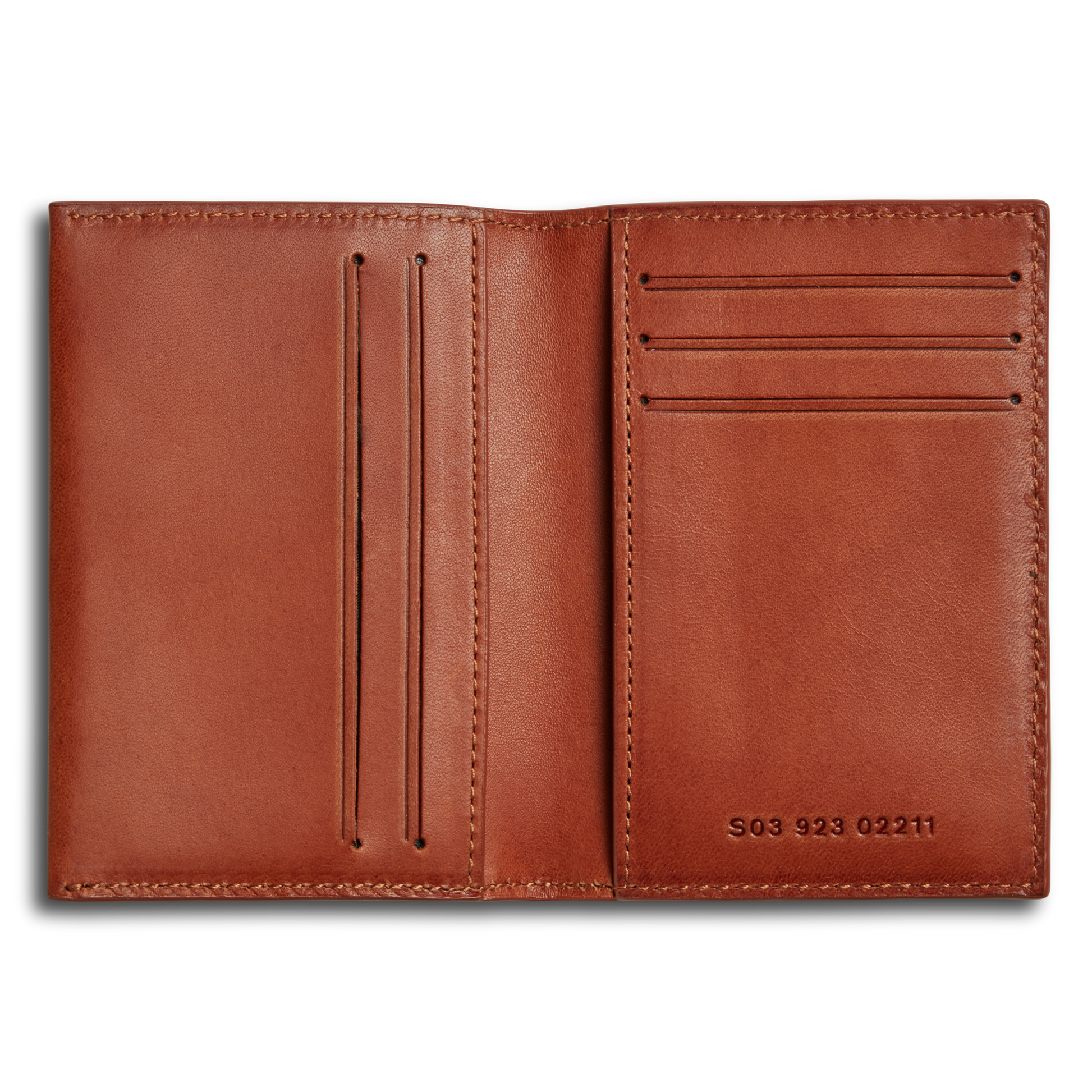 Folded Card Holder - Rust