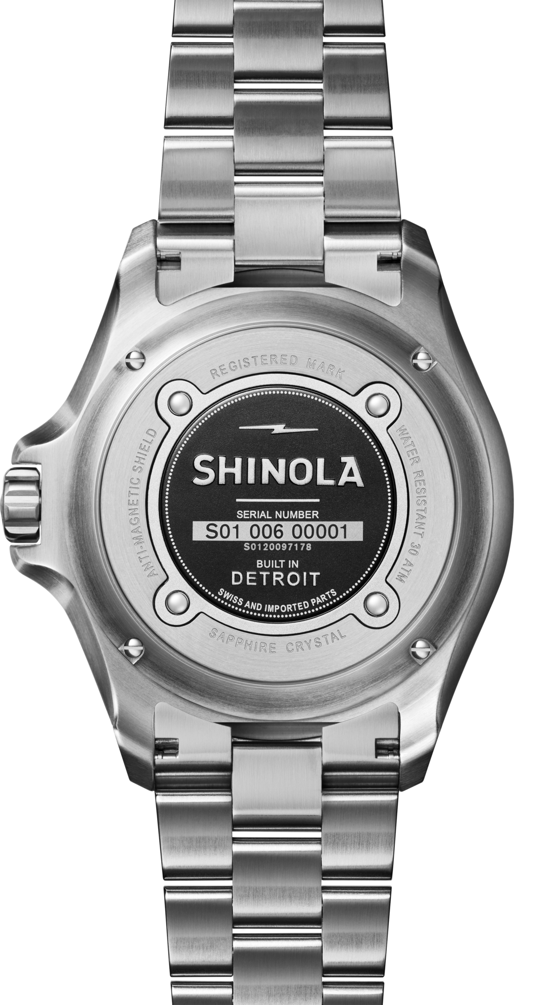 Lake Superior Monster Automatic Watch - Glossy Black