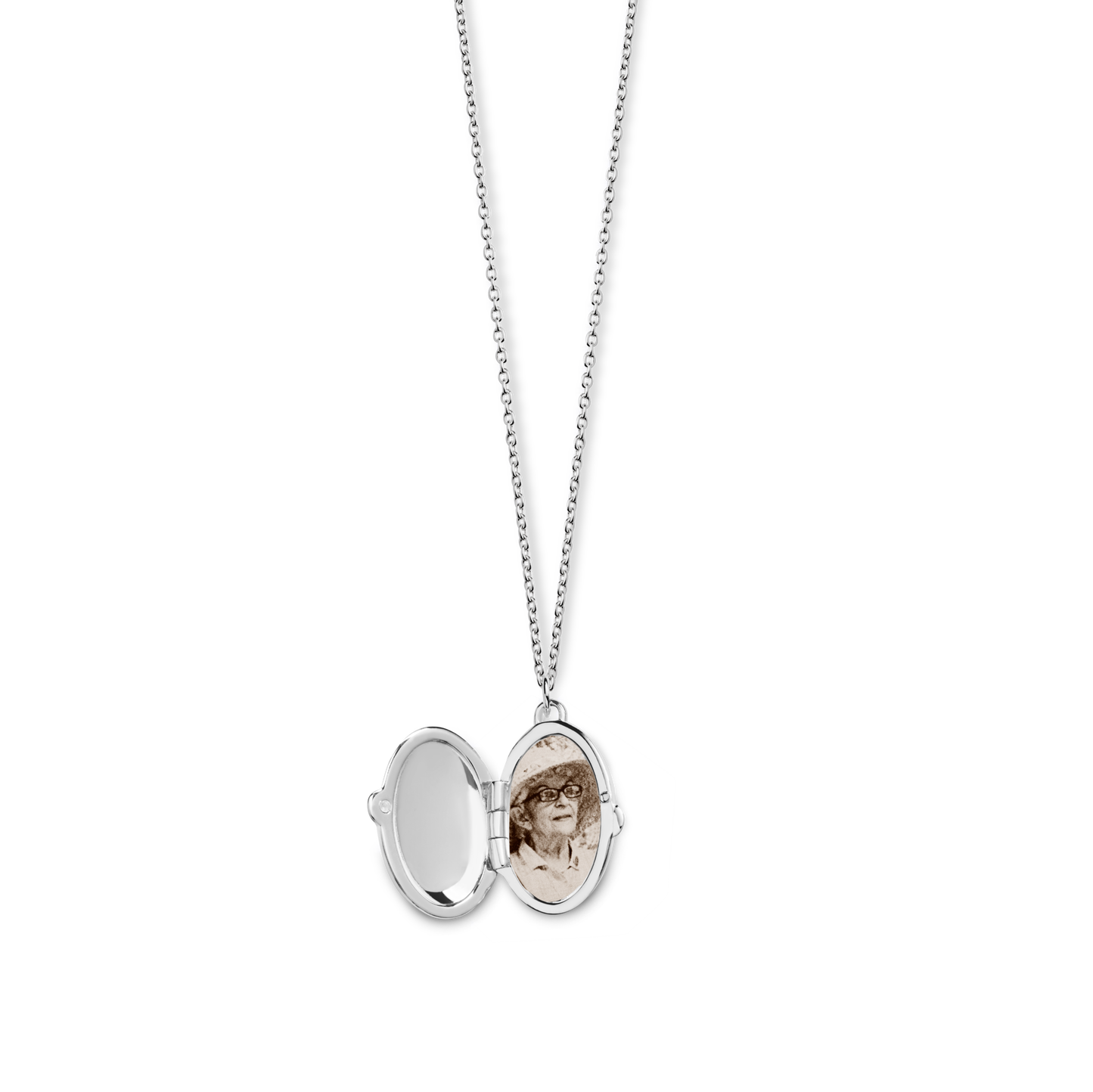 Heirloom Statement Locket Necklace - Sterling Silver