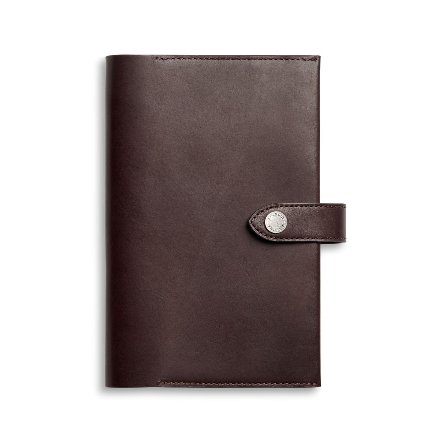 Medium Snap Journal Cover - Dark Brown Vachetta