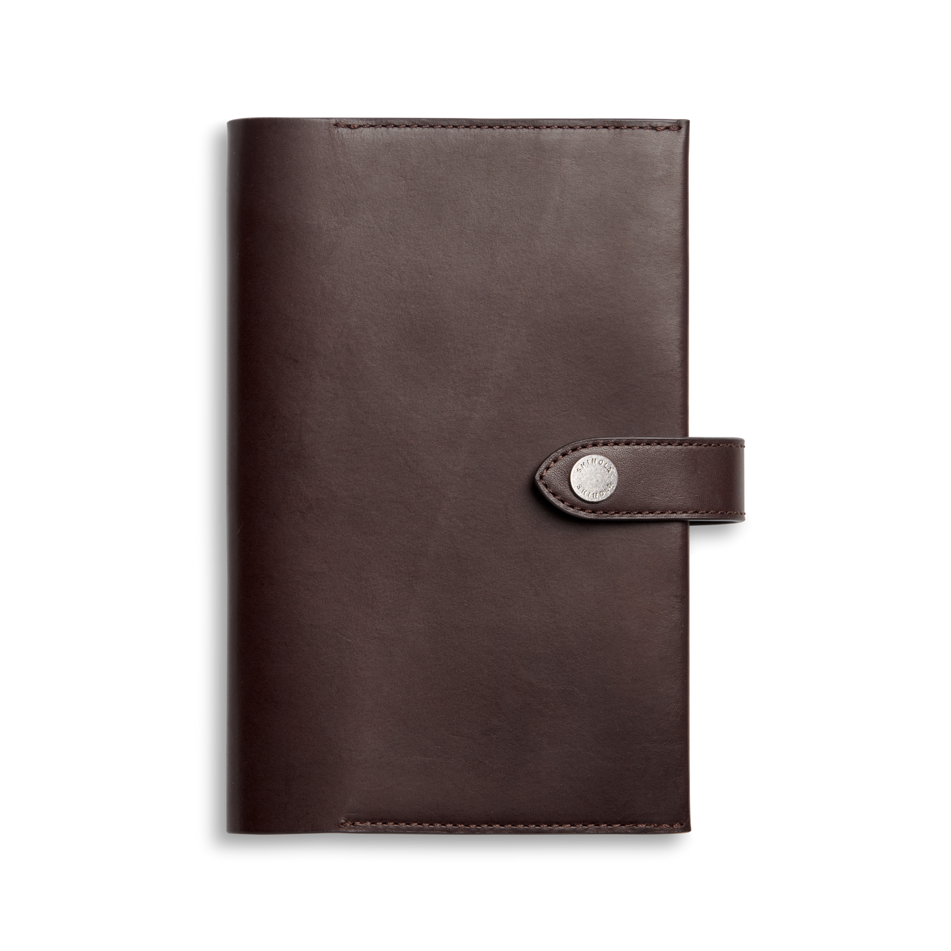 Medium Snap Journal Cover - Dark Brown Vachetta