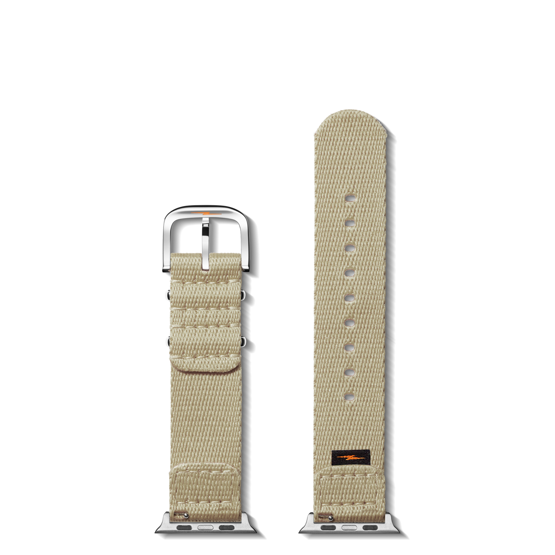 20mm Tan Split Nylon Apple Watch Strap - Tan