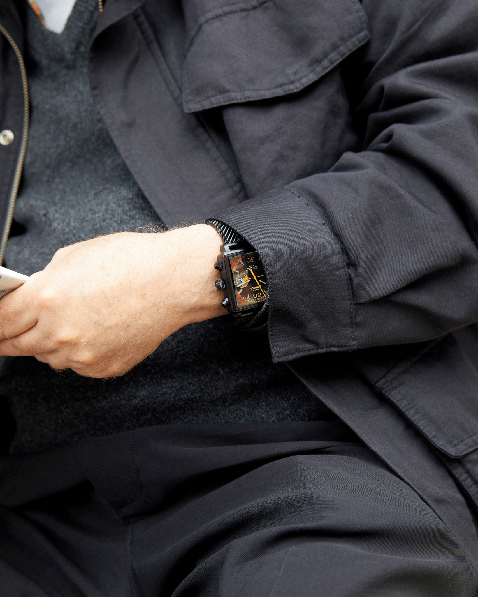 Mackinac Night Race Automatic Chronograph Watch