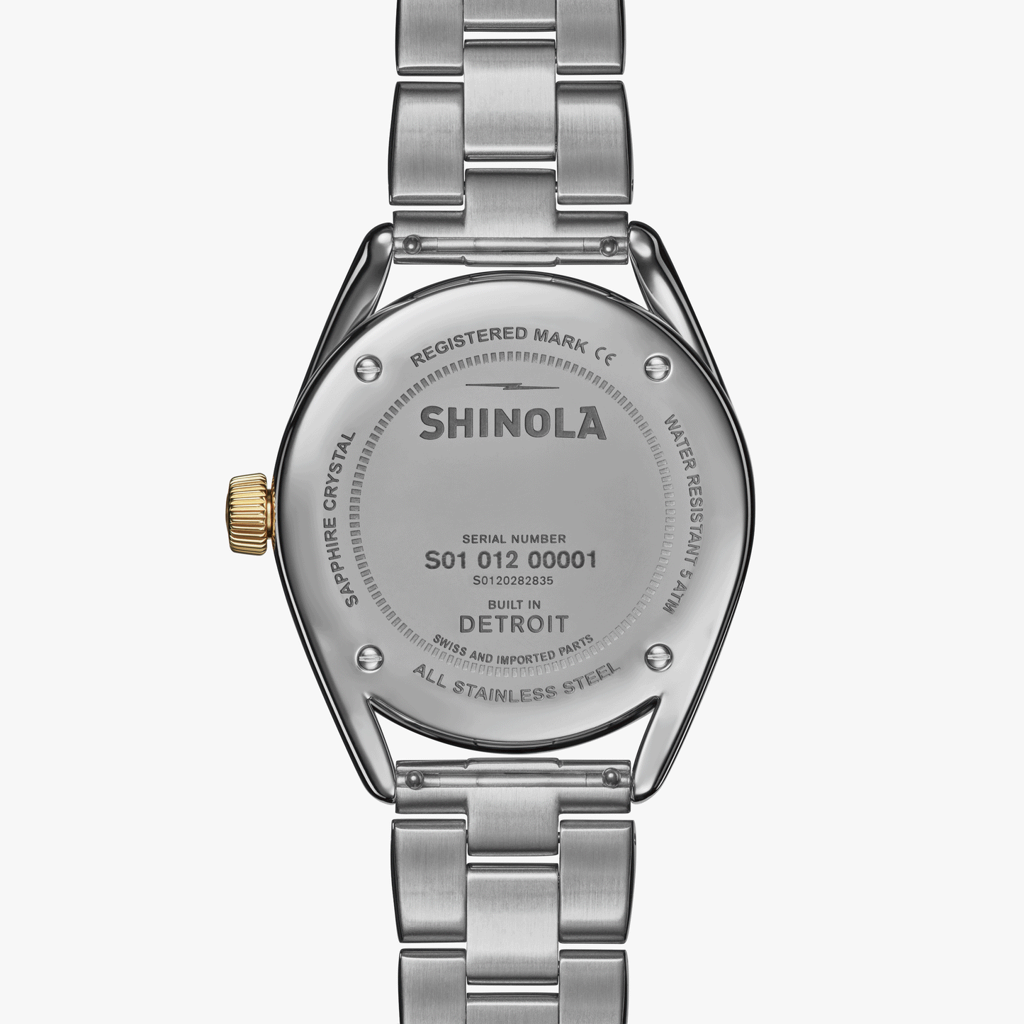 Derby Watch - White Mother of Pearl