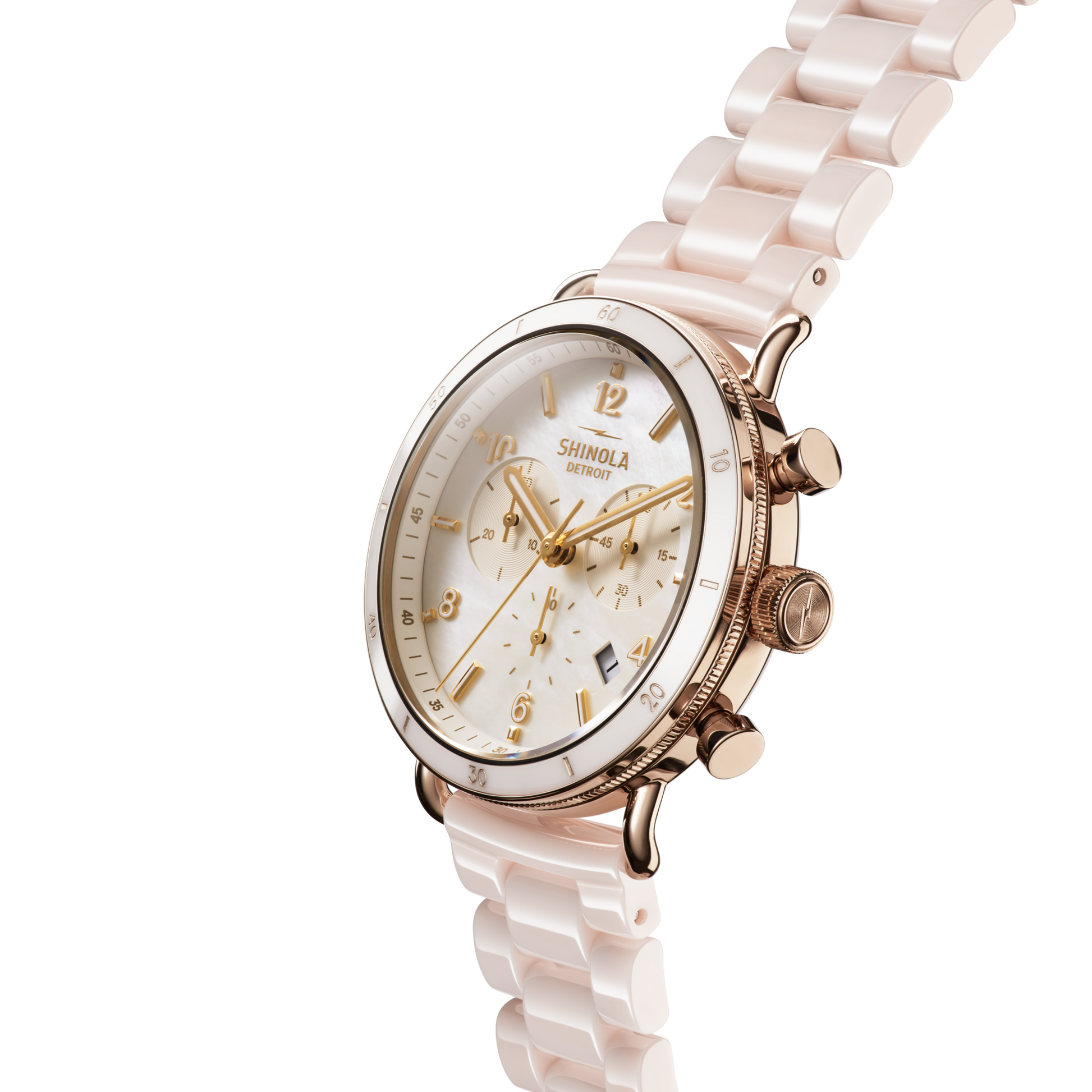 Canfield Sport Chronograph Watch - White