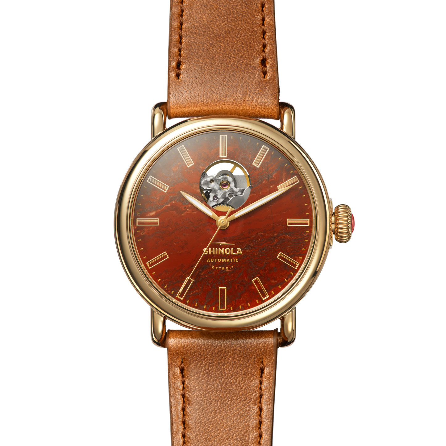 Gilda Radner Runwell Automatic Watch - Red Jasper