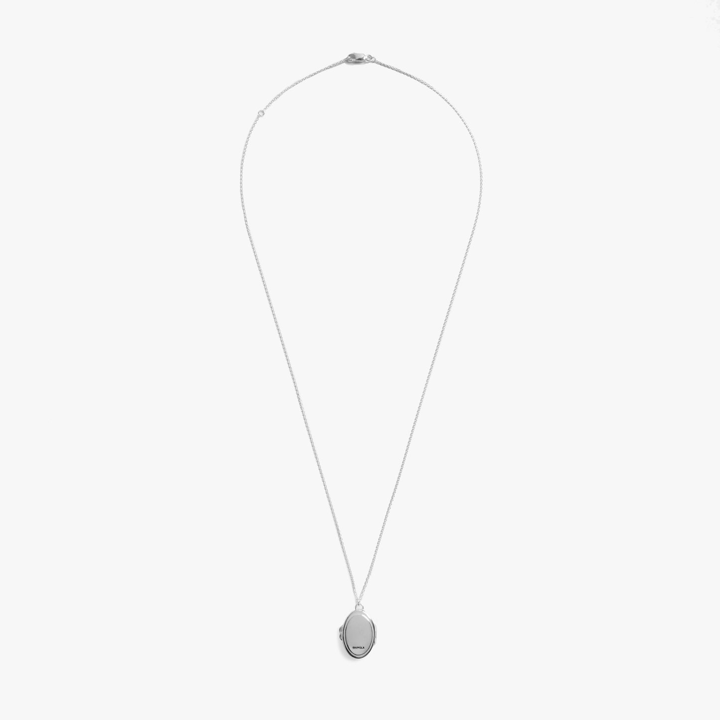 Heirloom Statement Locket Necklace - Sterling Silver