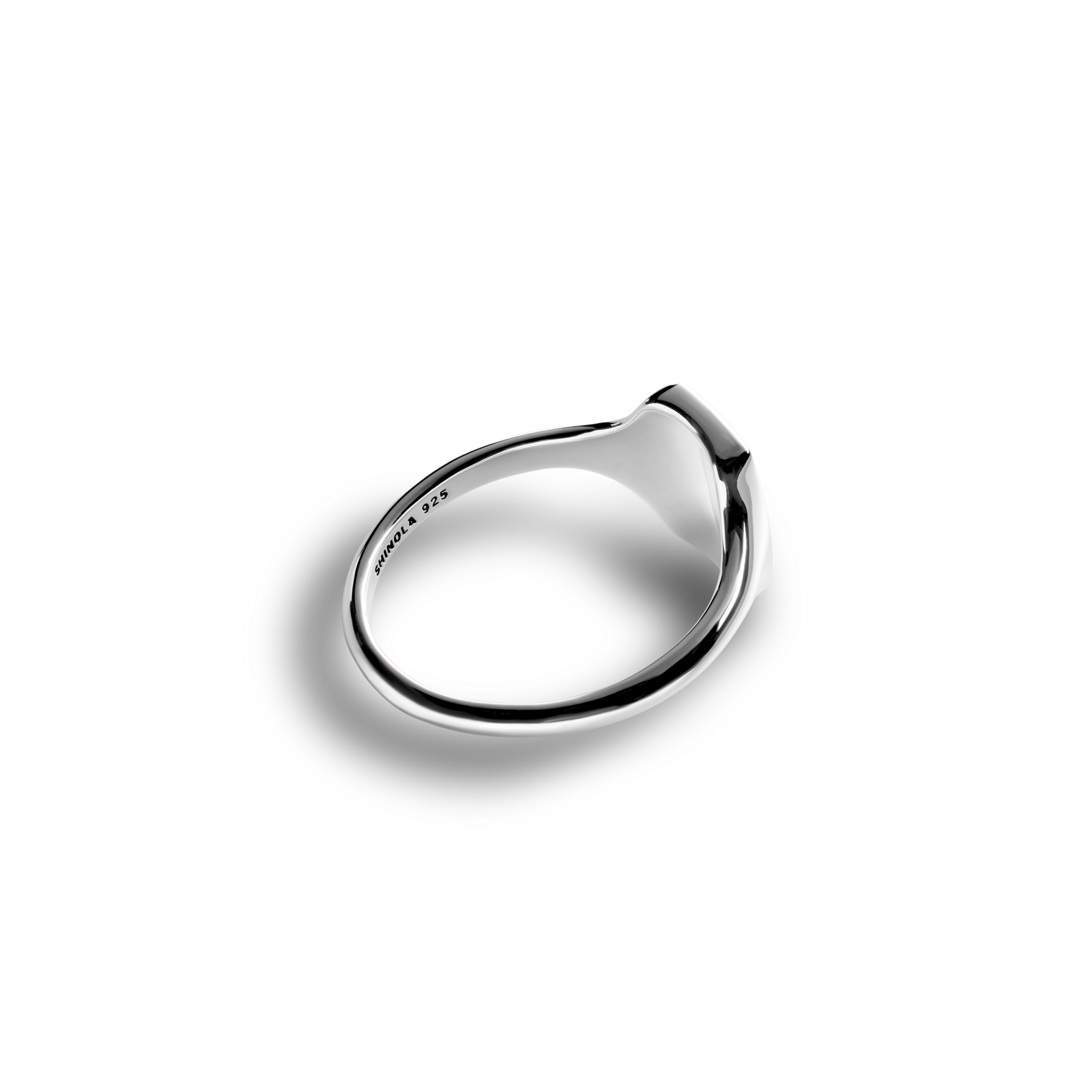 Petite Rectangular Petoskey Stone Ring