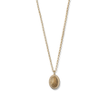 Diamond Petoskey Petite Necklace - Yellow Gold