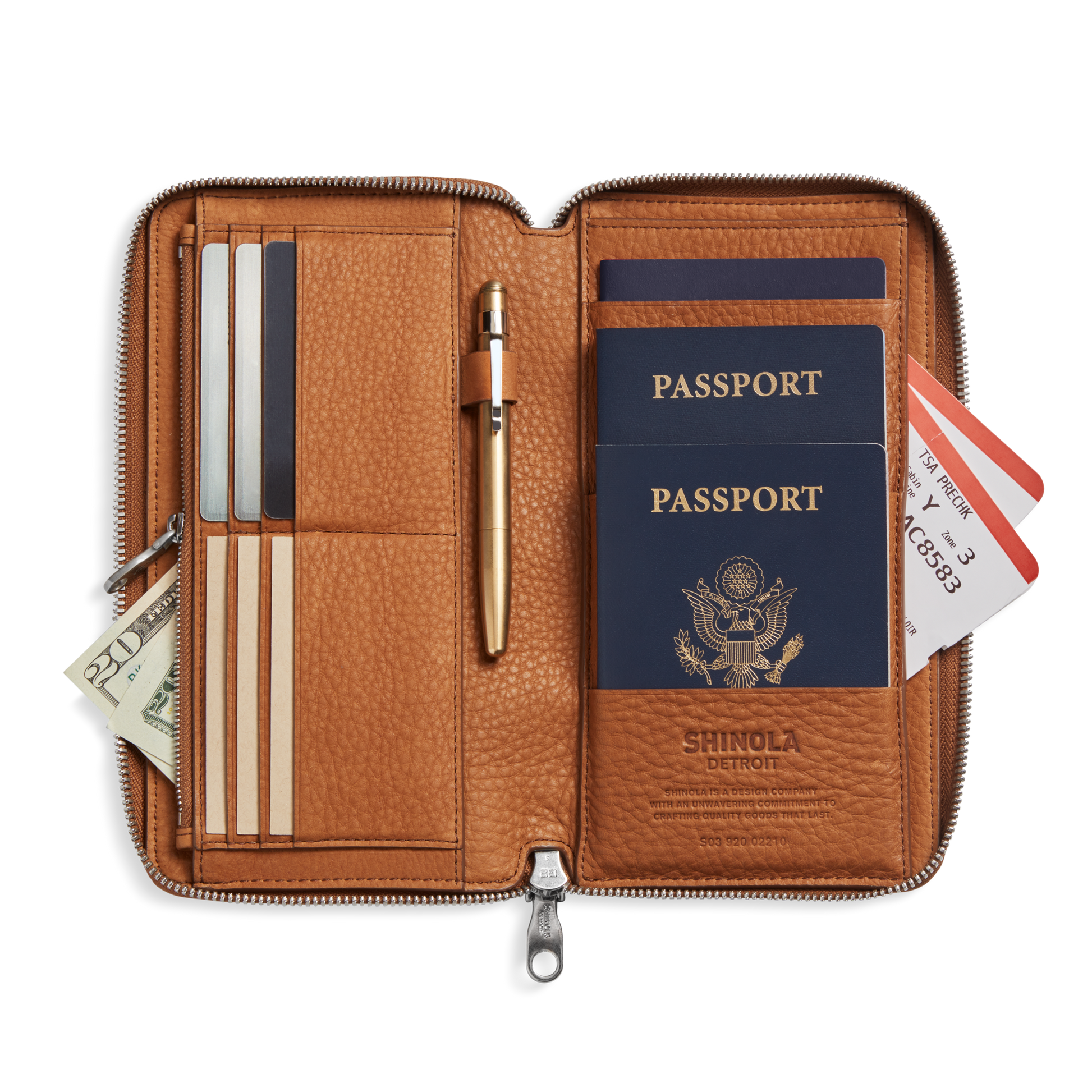 Organizer Wallet - Tan