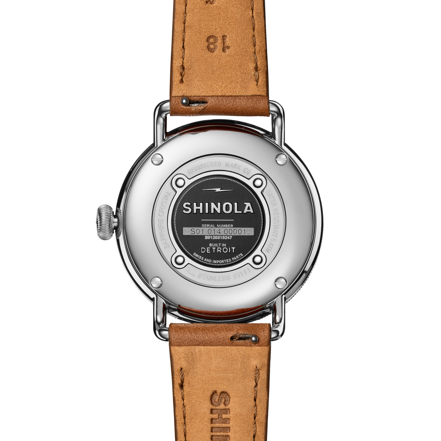 Canfield Watch - Blue Tan Leather Strap