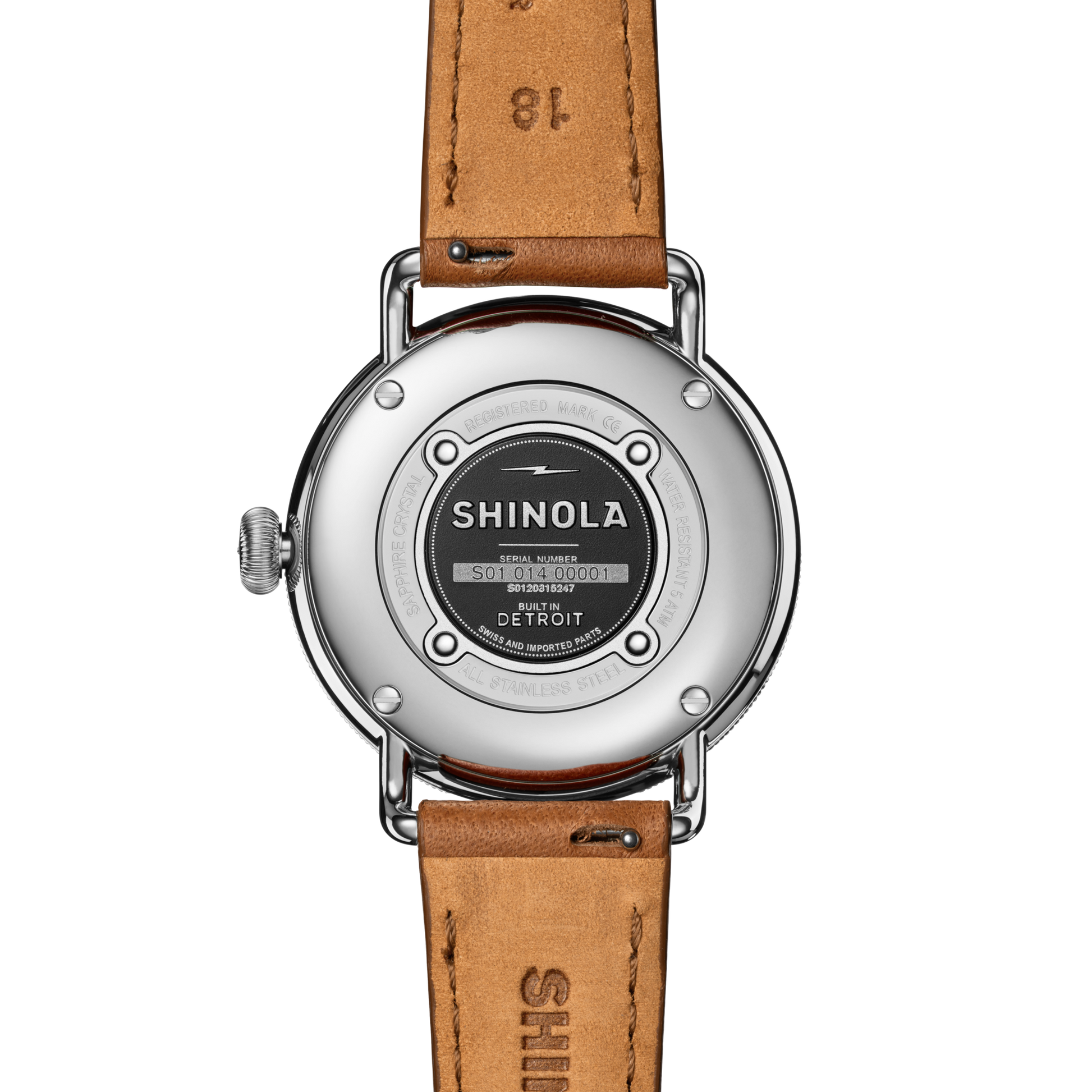 Canfield Watch - Blue Tan Leather Strap