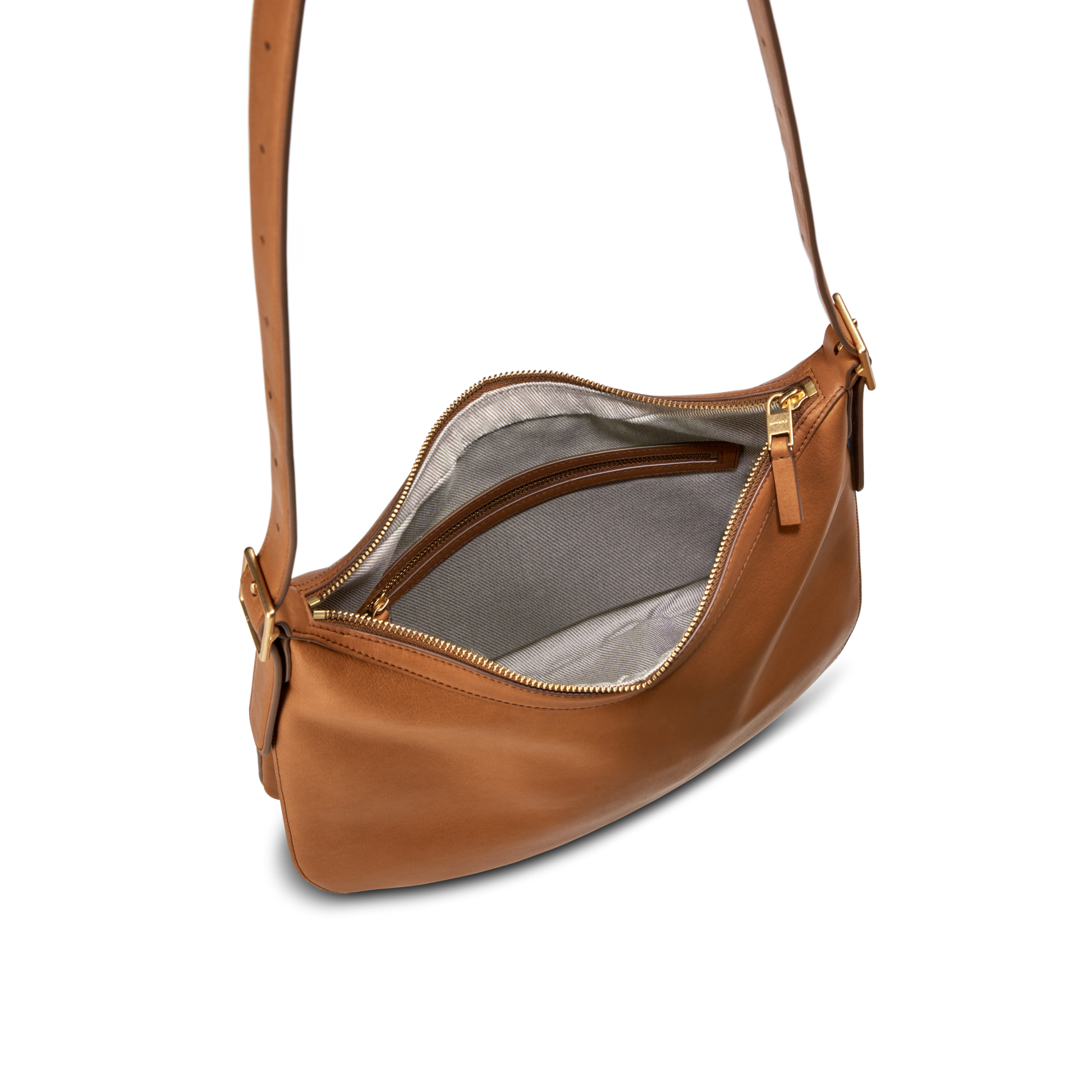 Medium Bixby Crossbody - Tan