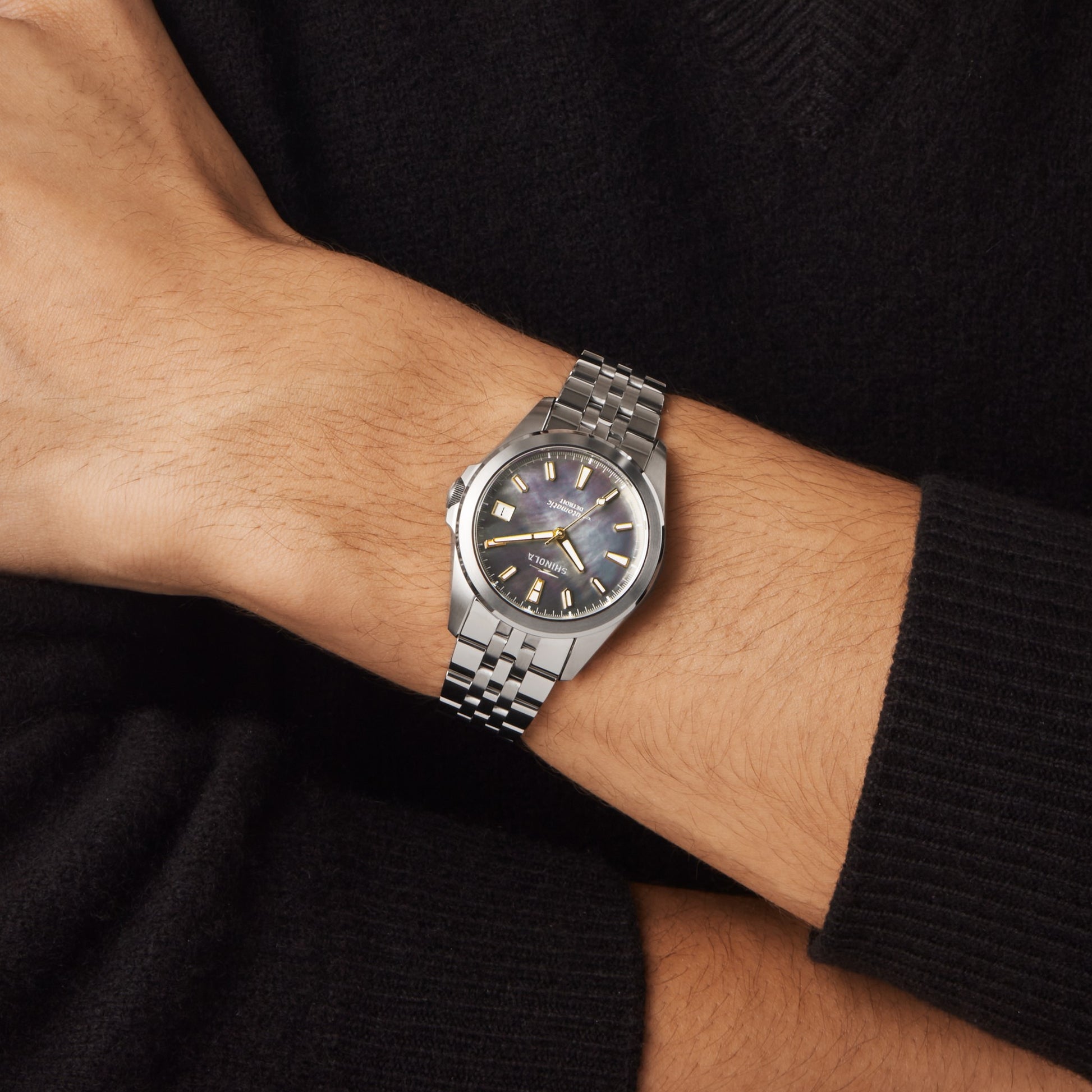 Circadian Monster Automatic Watch - Gray Mother of Pearl
