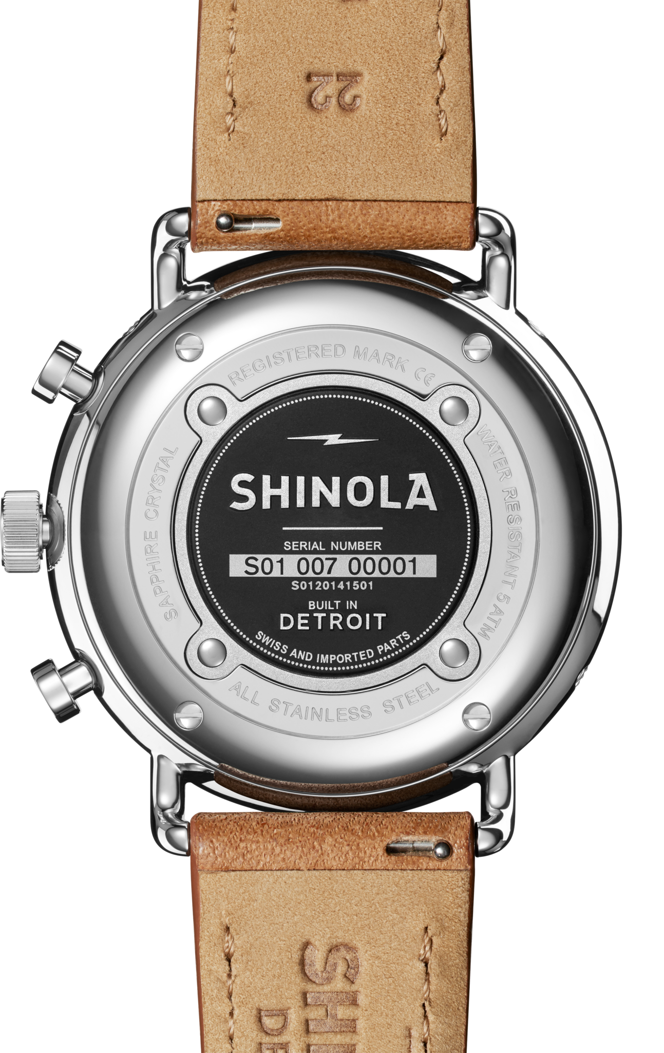 Canfield Sport Chronograph Watch - White