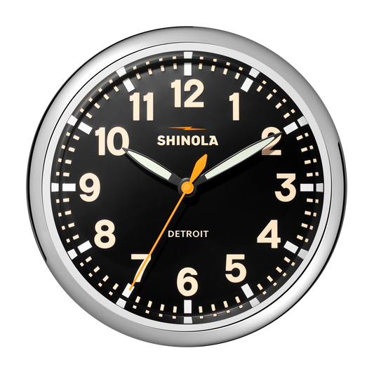 14" Runwell Clock - Black