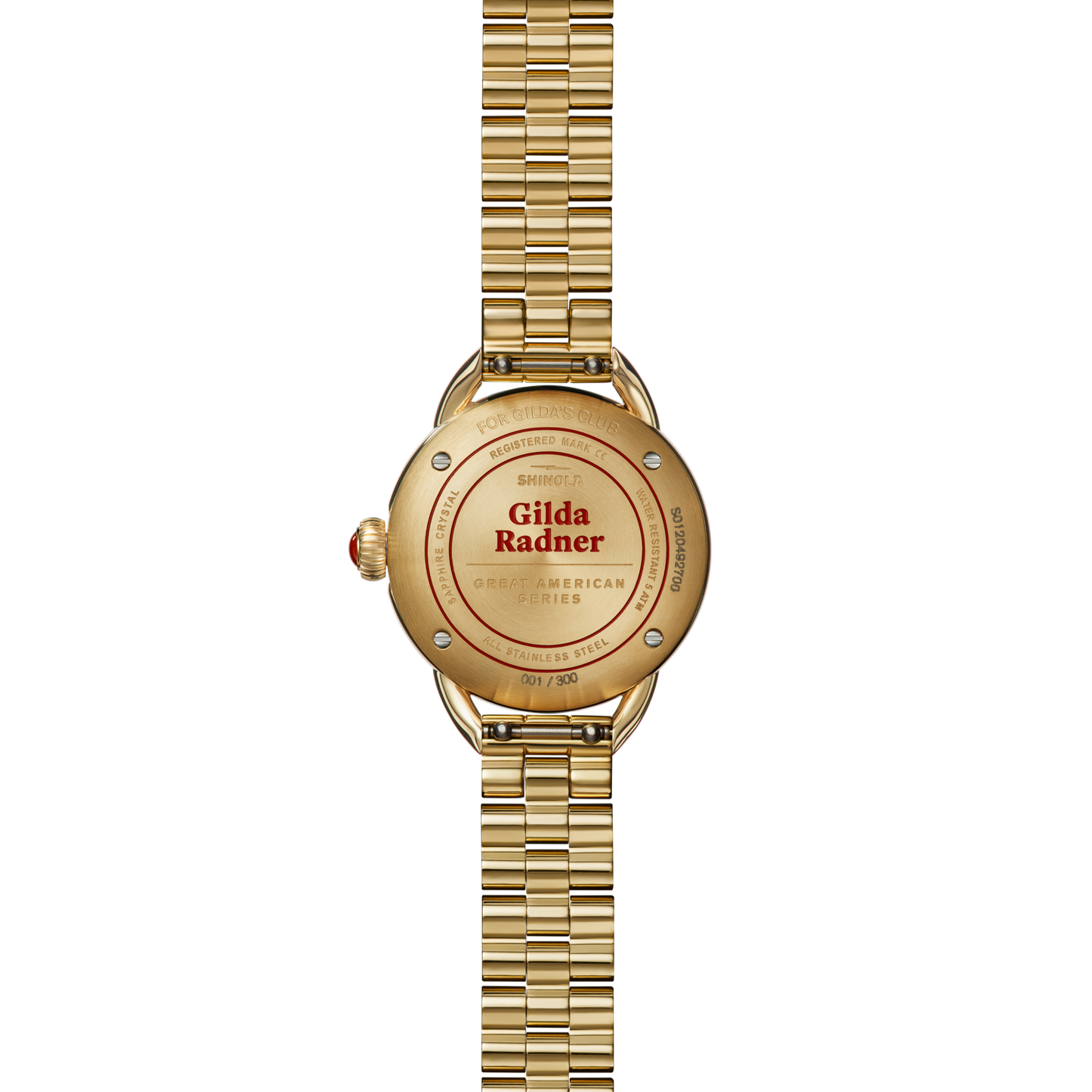 Gilda Radner Runabout Watch - Red Jasper