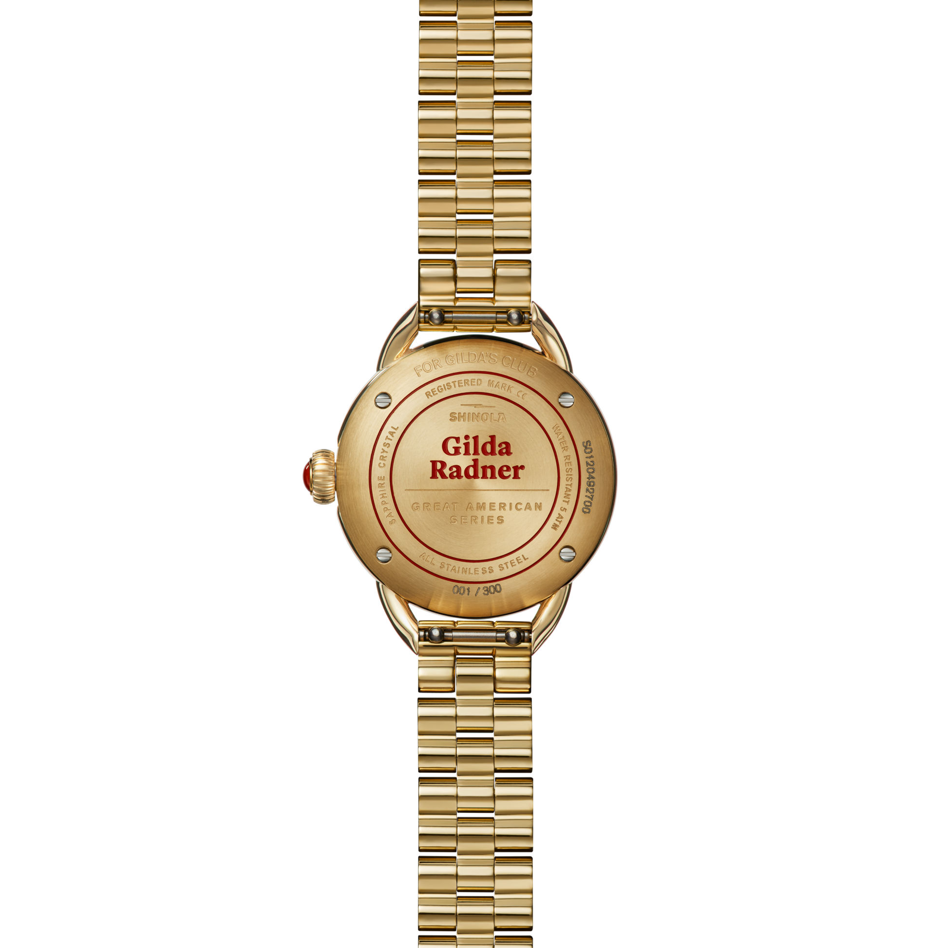 Gilda Radner Runabout Watch - Red Jasper